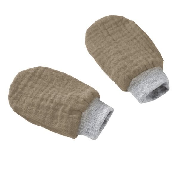 Krabwantjes Cottonsoft taupe newborn